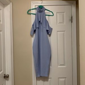 Midi high neck dress